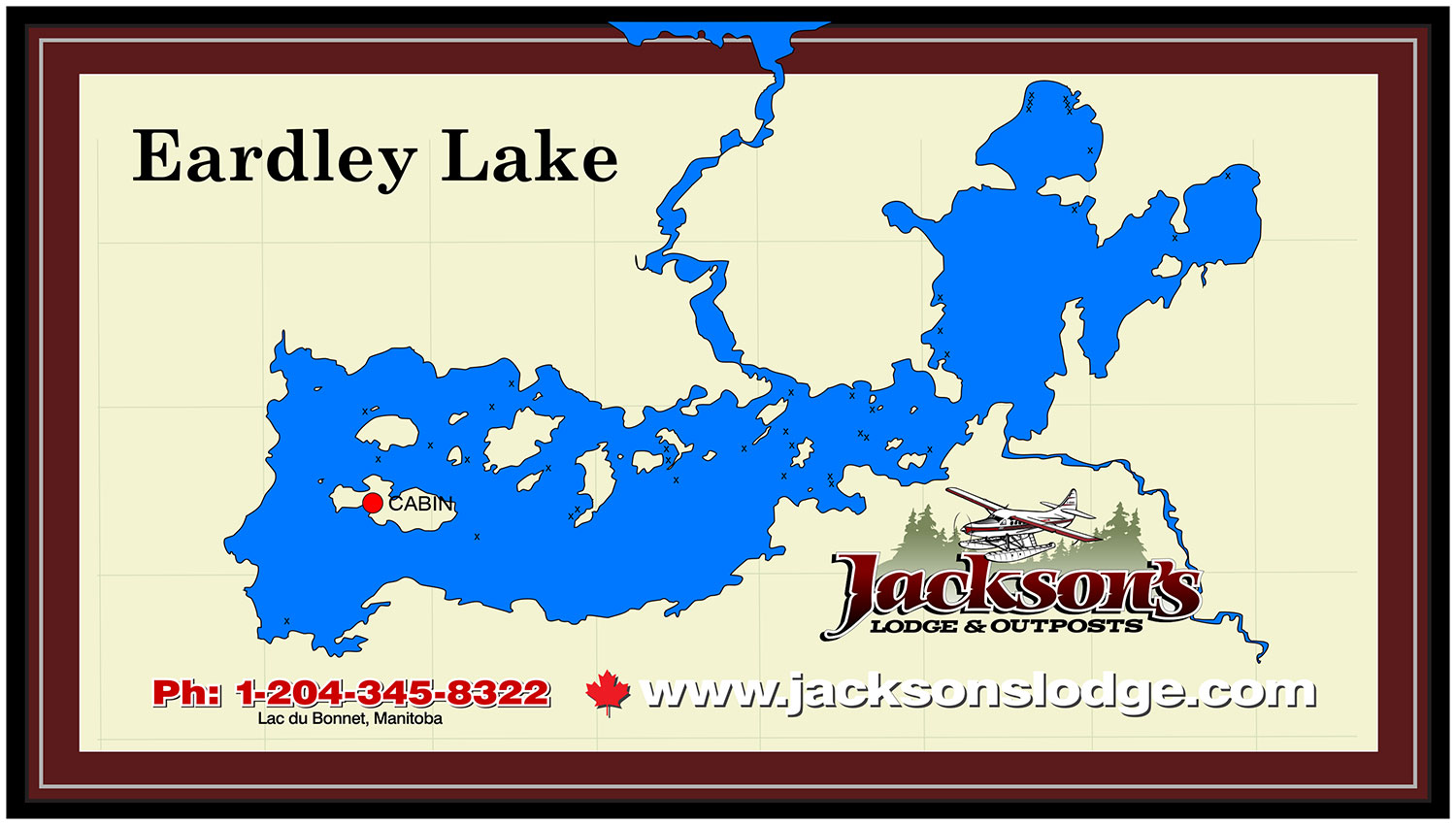 Eardley Lake Map
