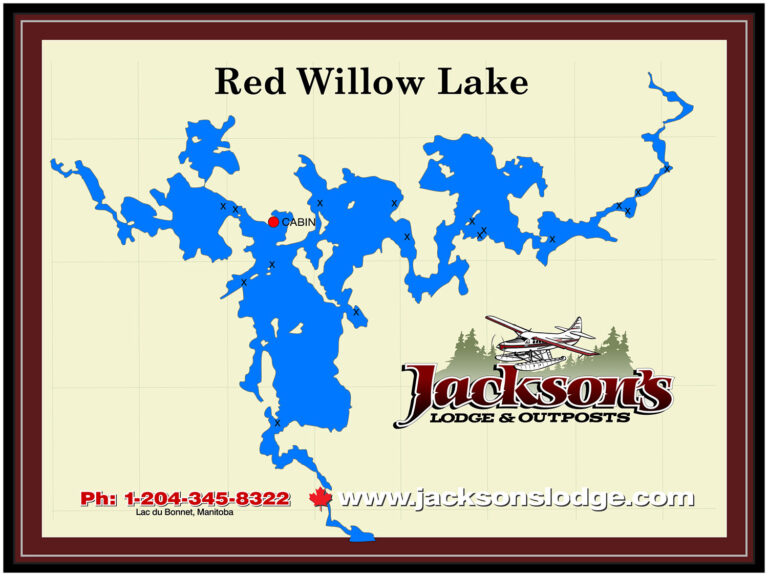 Red Willow Lake Map