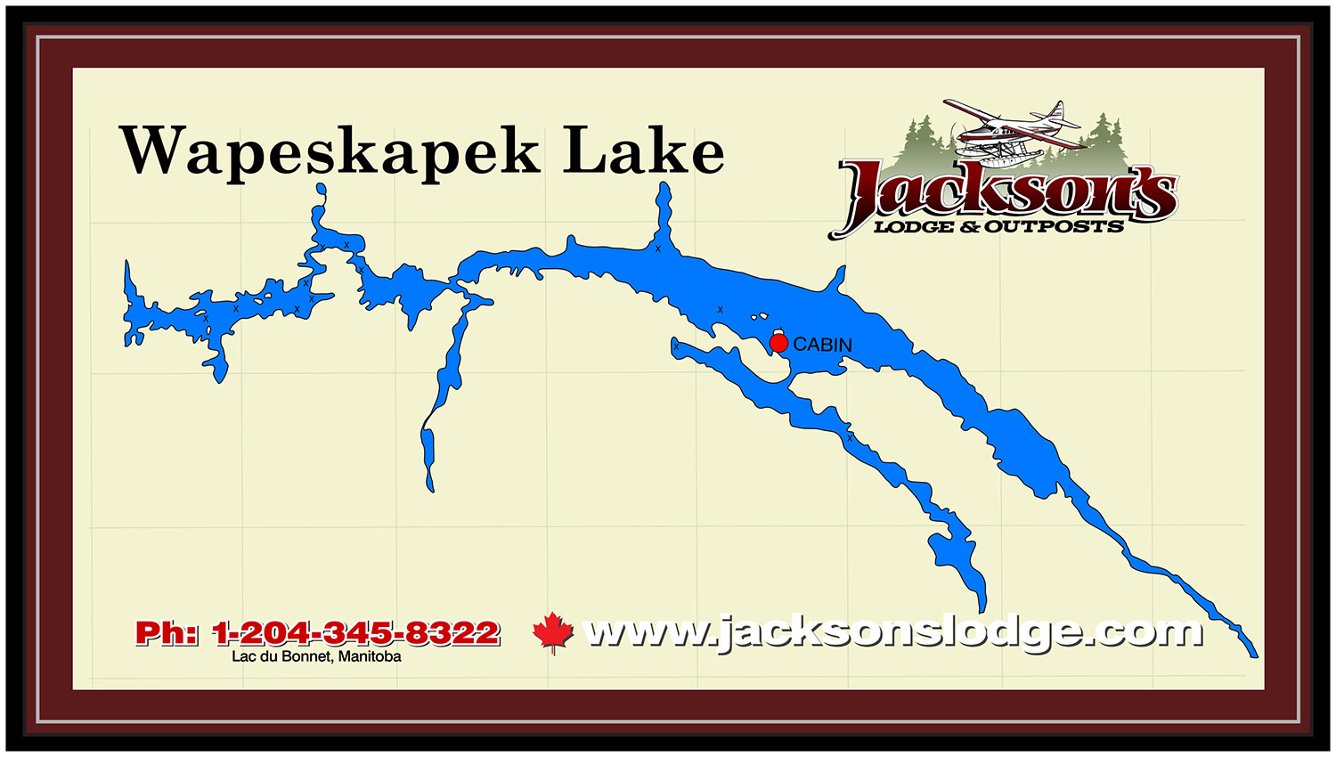 Wapeskapek Lake Map